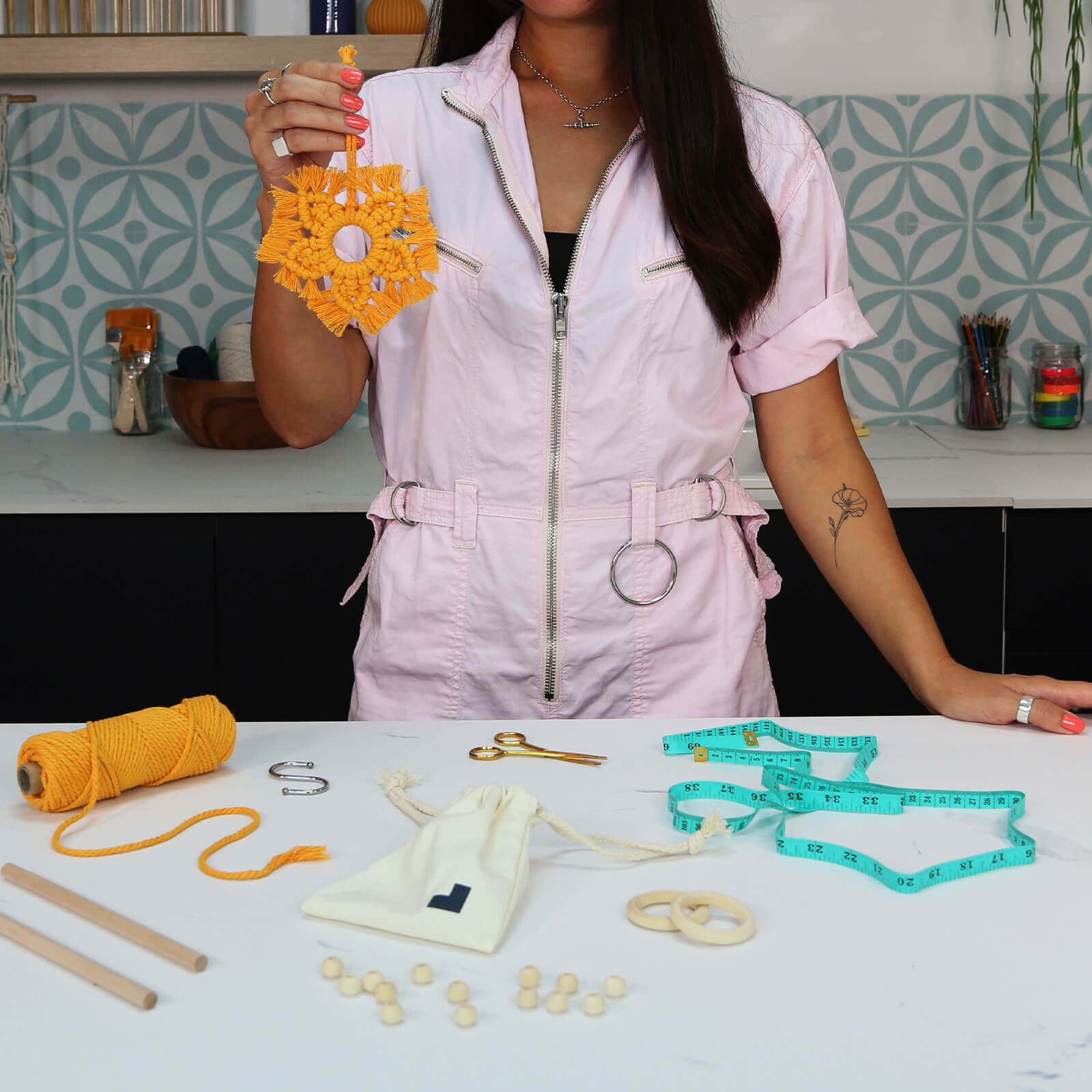 Progetto Stella Macramè