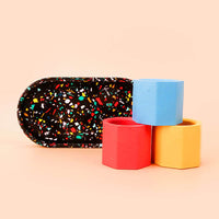 Set di stampi per lumini e vassoio